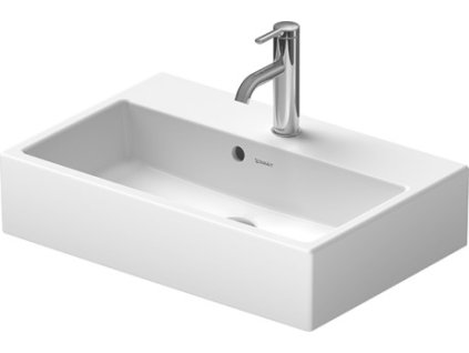 Duravit Vero air - Umyvadlo do nábytku Compact 600x400 mm, 1 otvor na baterii, s přepadem, bílá 2368600000