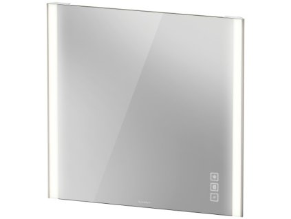 Duravit XViu - Zrcadlo 820x800 mm s osvětlením, champagne matná XV70420B1B1