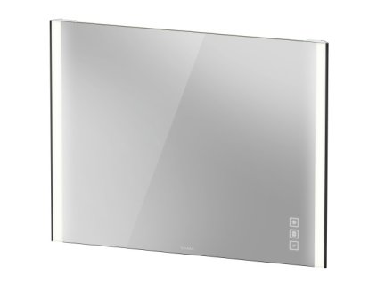 Duravit XViu - Zrcadlo 1020x800 mm s osvětlením, černá matná XV70430B2B2