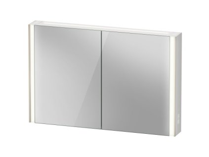 Duravit XViu - Zrcadlová skříňka s osvětlením, Icon verze, 1220x156 mm, champagne matná XV71440B1B1