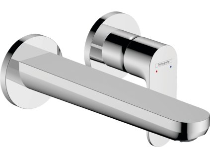 Hansgrohe Rebris S - Páková umyvadlová baterie pod omítku, montáž na stěnu s výtokem 20 cm, chrom 72528000