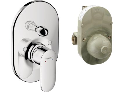 Hansgrohe Vernis Blend Vanová baterie pod omítku, sada s tělesem, chrom 71473000
