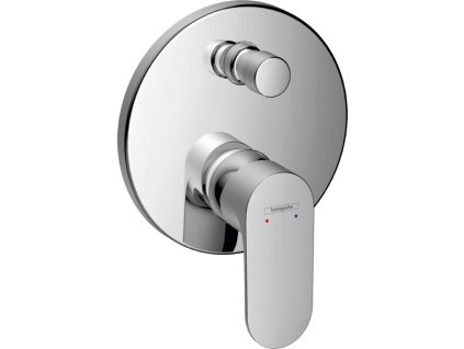 Hansgrohe Rebris S páková vanová baterie pod omítku se zabudovanou bezpečnostní kombinací podle EN1717 pro iBox universal, chrom 72467000