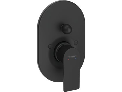Hansgrohe Rebris E - Páková vanová baterie pod omítku, černá matná 72459670