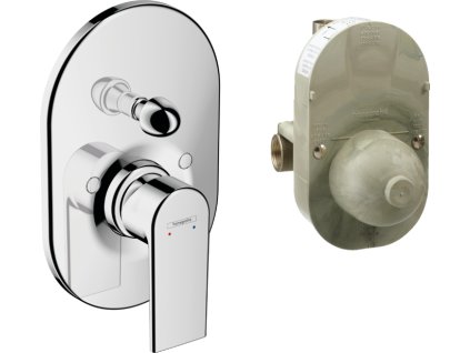 Hansgrohe Vernis Shape Vanová baterie pod omítku, sada s tělesem, chrom 71472000