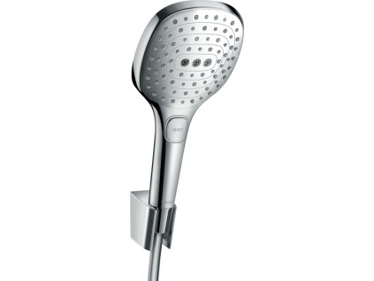 Hansgrohe Raindance Select E sada se sprchovým držákem 120 3jet se sprchovou hadicí 160 cm, chrom 26720000