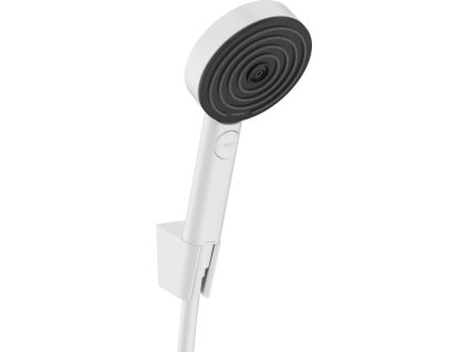 Hansgrohe Pulsify Select S Sada se sprchovým držákem 105 3jet Relaxation se sprchovou hadicí 125 cm, matná bílá 24302700