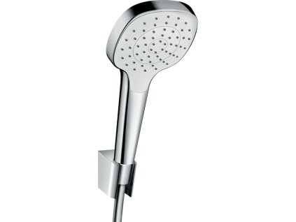 Hansgrohe Croma Select E sada se sprchovým držákem 1jet se sprchovou hadicí 125 cm, bílá/chrom 26424400