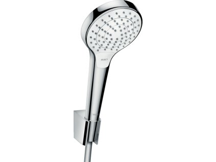 Hansgrohe Croma Select S sada se sprchovým držákem Vario se sprchovou hadicí 125 cm, bílá/chrom 26421400