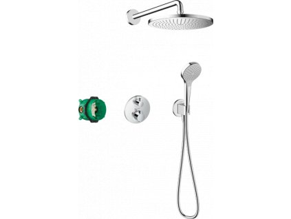 Hansgrohe Croma - Sprchový systém 280 1jet s termostatem Ecostat S, chrom 27954000