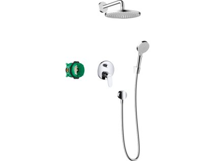 Hansgrohe Crometta S Sprchový systém 240 1jet s pákovou baterií, chrom 27958000
