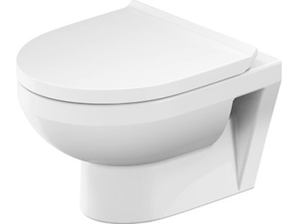 Duravit No.1 - Závěsné WC Compact, Rimless, bílá 25750900002
