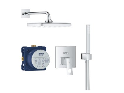 GROHE Eurocube - Sprchový set s sprchou Tempesta 250 Cube, Chrom 25239000