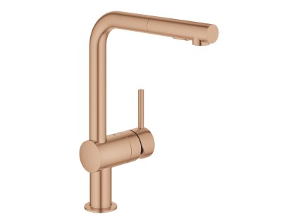 GROHE Minta - Páková dřezová baterie, DN 15, kartáčovaný Warm Sunset 30274DL0