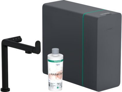 Hansgrohe Aqittura M91 SodaSystem 240, 1jet, matná černá 76837670