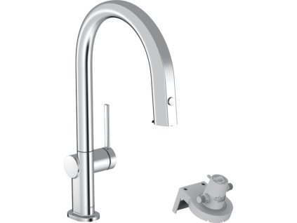 Hansgrohe Aqittura M91 FilterSystem 210, vytažitelný výtok, 1jet, chrom 76803000
