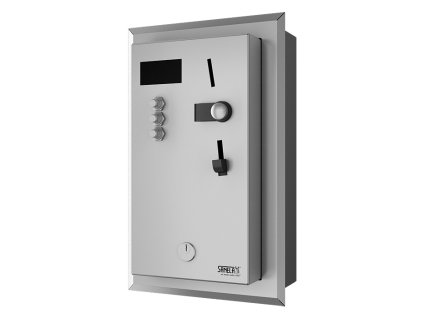 Sanela - Mincovní automat pro jednu až tři sprchy – přímé ovládání, zabudovaný, volba sprchy tlačítkem