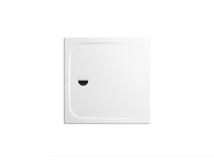 Kaldewei Cayonoplan - Sprchová vanička 1000x1000 mm, se sníženým polystyrenovým nosičem, Perl-effekt, alpská bílá 361847983001