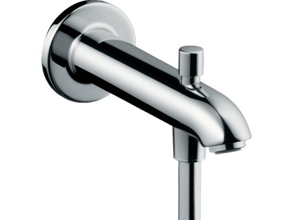 Hansgrohe Vanový výtok 228 mm, s přepínacím ventilem, chrom 13424000