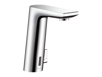 Hansgrohe Metris S Elektronická umyvadlová baterie s ovládáním teploty, napájení ze sítě 230 V, chrom 31102000