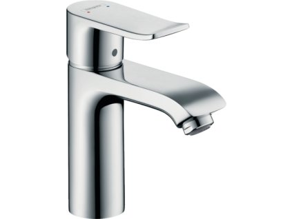 Hansgrohe Metris Páková umyvadlová baterie 110 LowFlow s odtokovou soupravou s táhlem, chrom 31203000