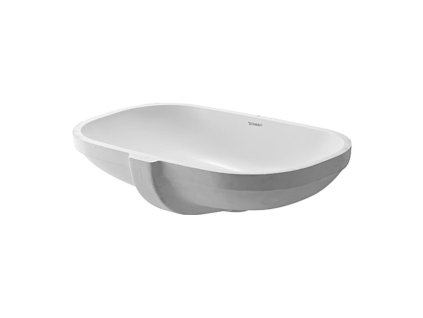 Duravit D-Code - Vestavné umyvadlo s přepadem 495x290 mm, bílá 0338490000