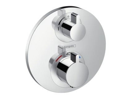 Hansgrohe Ecostat S termostat pod omítku pro 2 spotřebiče, chrom 15758000