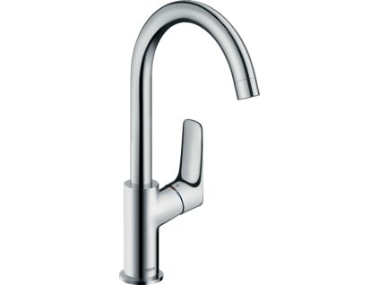 Hansgrohe Logis páková umyvadlová baterie 210 s otočným výtokem a odtokovou soupravou s táhlem, chrom 71130000