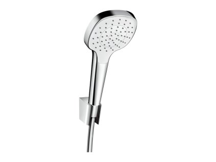 Hansgrohe Croma Select E sada se sprchovým držákem 1jet se sprchovou hadicí 160 cm, bílá/chrom 26412400