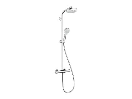 Hansgrohe Crometta 160 1jet Showerpipe - sprchový systém, bílá-chrom 27264400