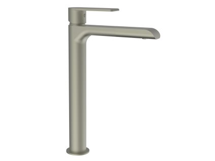 Teorema XS - Umyvadlová baterie stojánková s Push-Open zátkou, pro volně stojící umyvadla, výška 260 mm, nikl matný 8X341