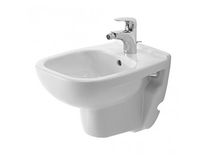 Duravit D-Code - závěsný bidet Compact, 35x48 cm 22371500002