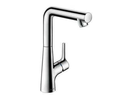 Hansgrohe Talis S Páková umyvadlová baterie 210 s otočným výtokem a odtokovou soupravou s táhlem, chrom 72105000