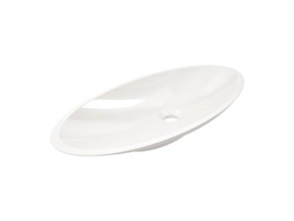 Vima 182 - Umyvadlová mísa 564x323 mm, bez přepadu, bílá