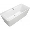 VILLEROY & BOCH Villeroy Boch Square EDGE 12 Duo: Vana do prostoru 1800x800mm Quaryl® včetně odpadu a přepadu, bílá Alpin UBQ180SQE7PDV-01