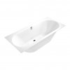 VILLEROY & BOCH Villeroy Boch OBERON 2.0 Duo: Vana 1800x800 mm, Quaryl, včetně nohou (samolepicí), odpadu a přepadu, bílá Alpin UBQ180OBR2DV-01