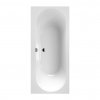 VILLEROY & BOCH Villeroy Boch OBERON 2.0 Duo: Vana 1700x750 mm, Quaryl, včetně nohou (samolepicí), odpadu a přepadu, bílá Alpin UBQ170OBR2DV-01