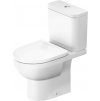 Duravit No.1 - Stojící WC kombi, Rimless, bílá 21830900002