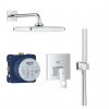 GROHE Eurocube - Sprchový set se sprchou Temptesta 250, chrom 25239000