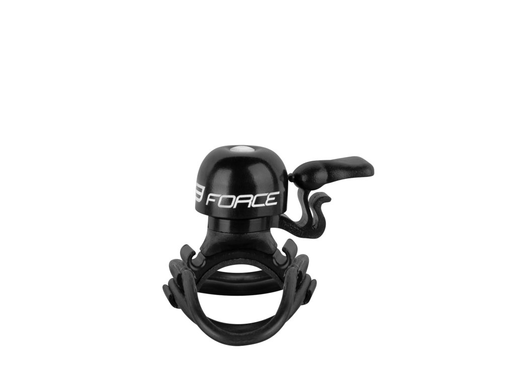 Zvonek FORCE CHICK mosaz/plast 19,2-31,8mm, černý
