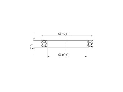 Ložisko kuličkové MAX CB-471 6808V LLU 40x52x7