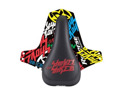 Sedlo Reverse Nico Vink Shovel and Shred Black / Red + blatníček + sleva na další nákup