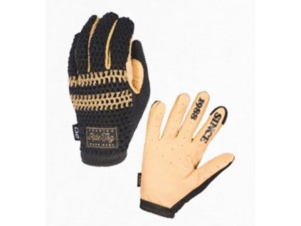 Rukavice TSG Slim Knit Black/yellow, XL + sleva na další nákup