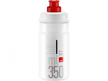 ELITE láhev JET 21' čirá/červené logo, 350 ml