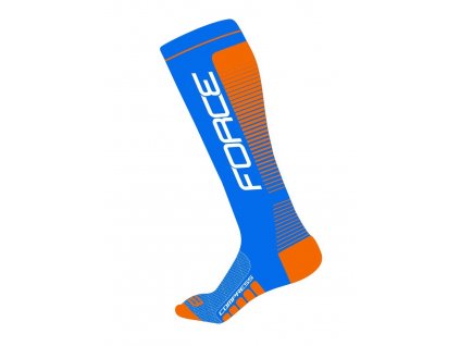Ponožky F COMPRESS, modro-oranžové
