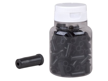 Koncovka bowdenu plast PRO-T AGR 5mm černá Sealed (láhev 100ks)