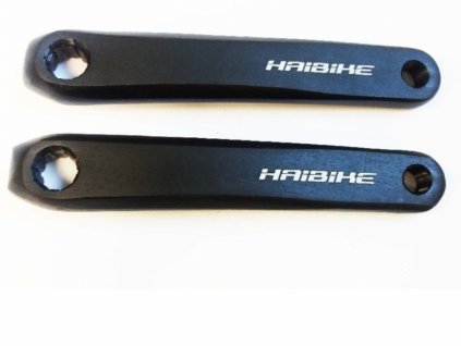 Kliky HAIBIKE pro E-bike na čtyřhran. osy, černé ,175mm