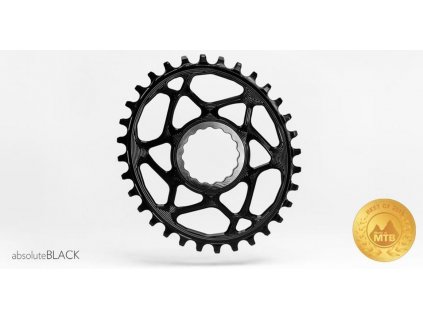 Převodník ABSOLUTE BLACK RACE FACE OVAL 6mm offset 34T černá + sleva na další nákup