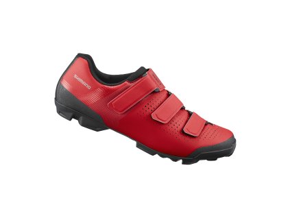 SHIMANO MTB tretry SH-XC100, červená, + sleva na další nákup