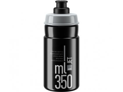 ELITE láhev JET 21' černá/šedé logo, 350 ml